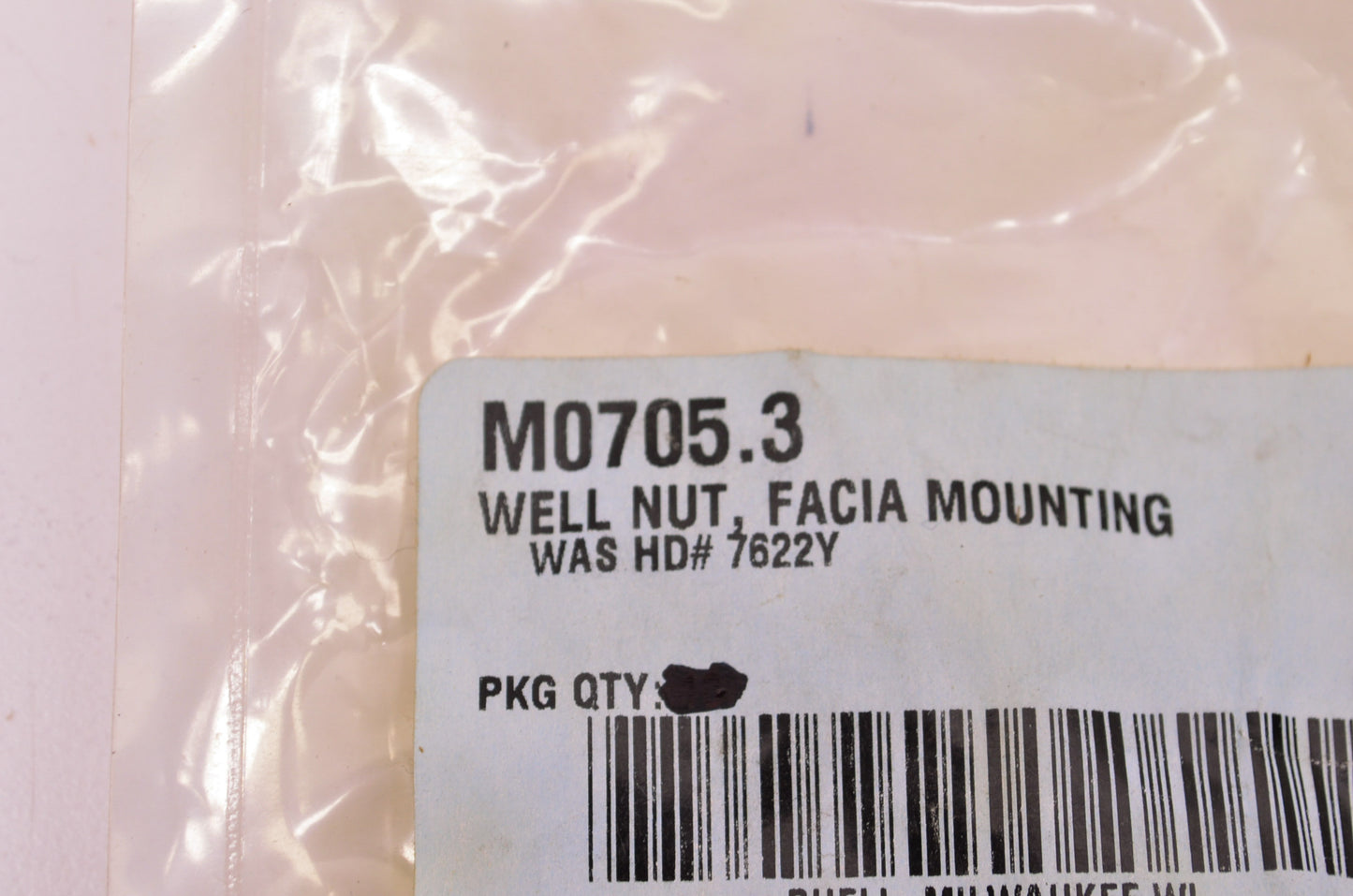 New OEM Buell Facia Mounting Well Nut QTY 8 NOS