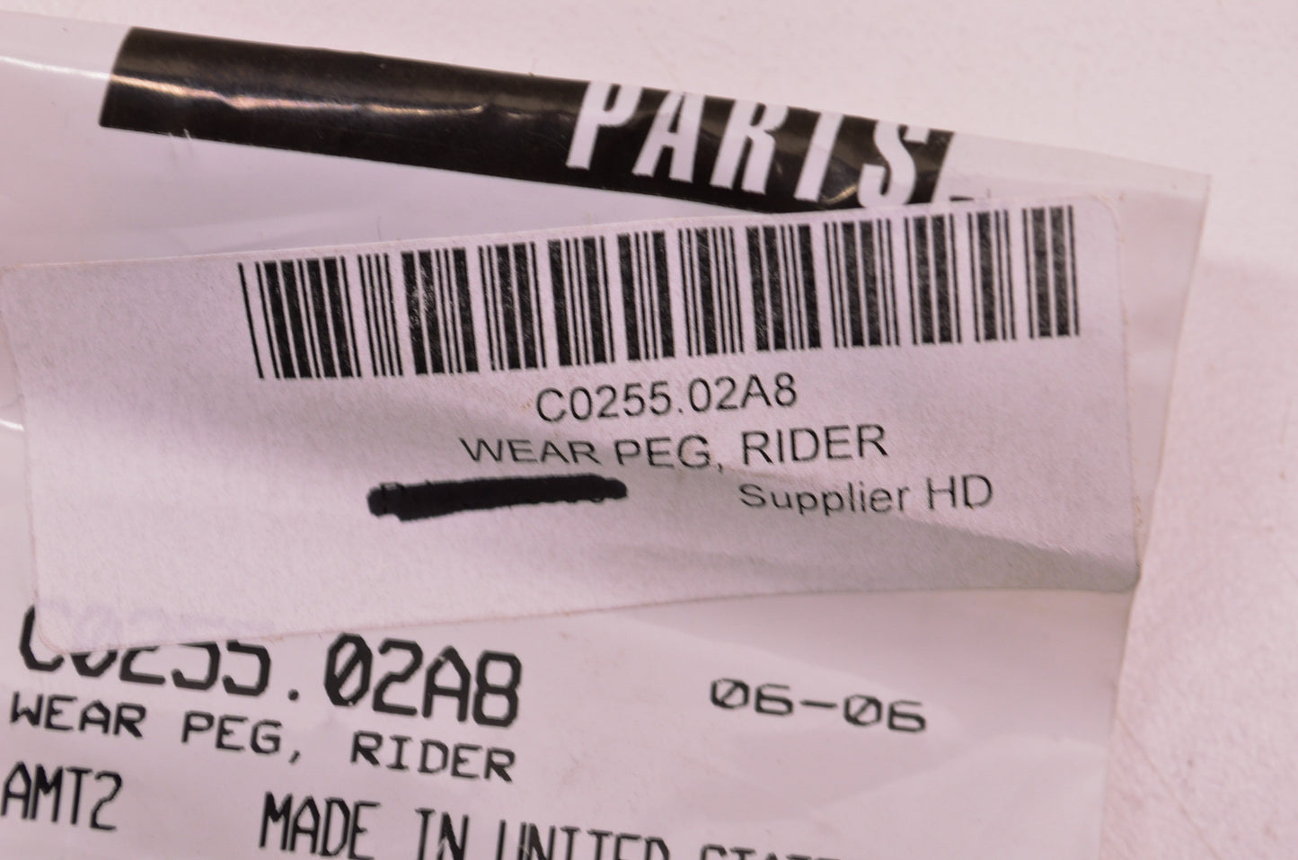 New OEM Buell Rider Wear Peg NOS