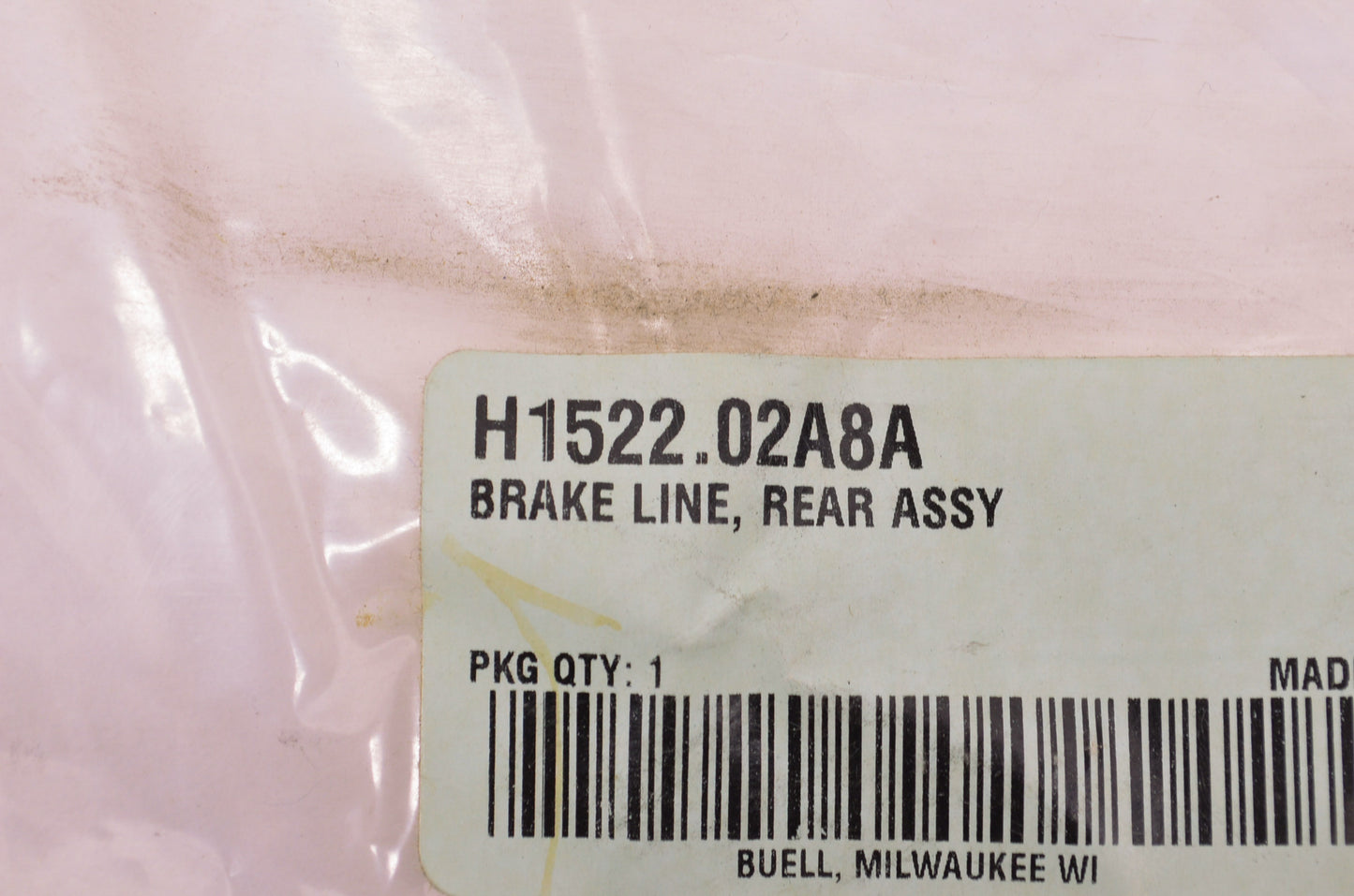 New OEM Buell Rear Brake Line Assembly NOS