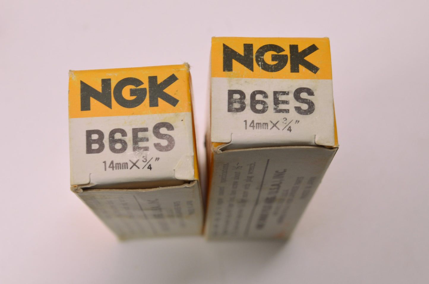 NGK B6ES Spark Plug Qty 2 NOS