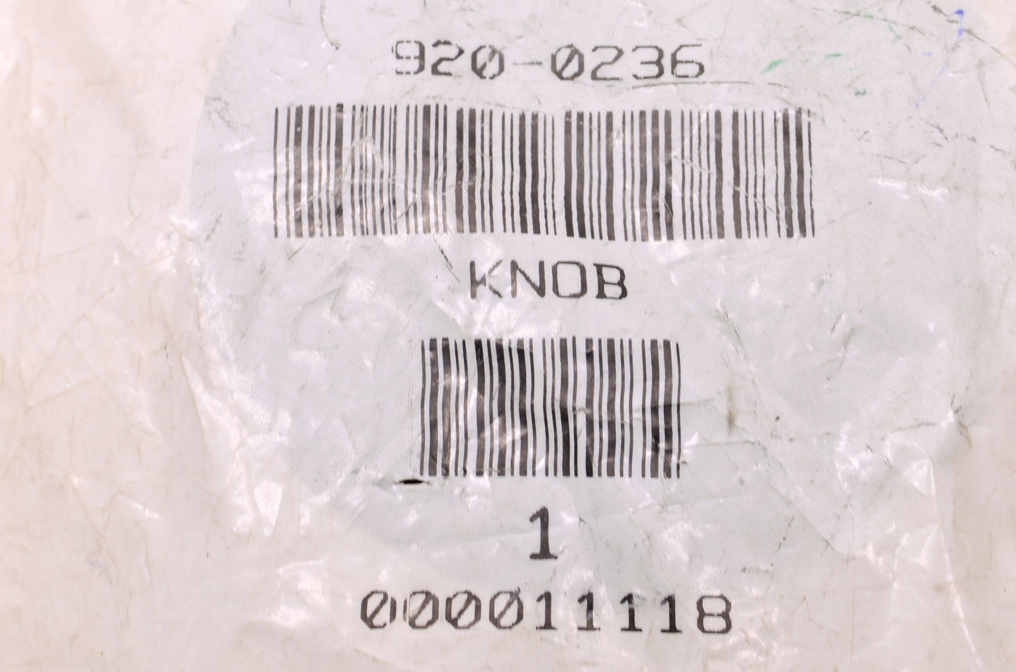MTD 920-0236, 000011118 Knob NOS