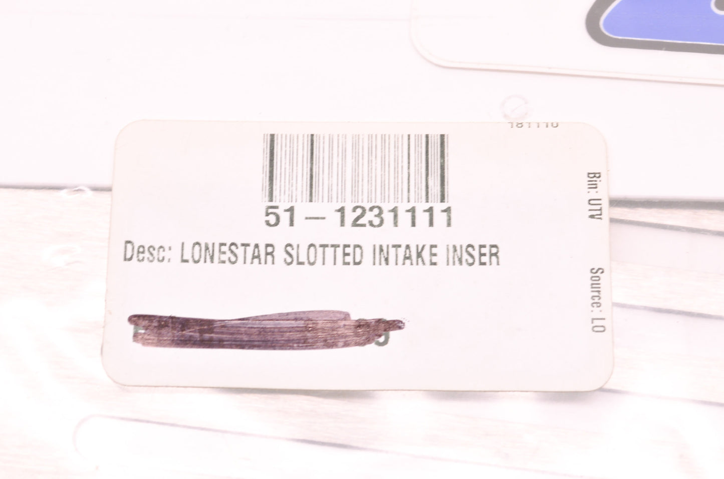 Lonestar Racing 51-1231111 Slotted Intake Insert NOS
