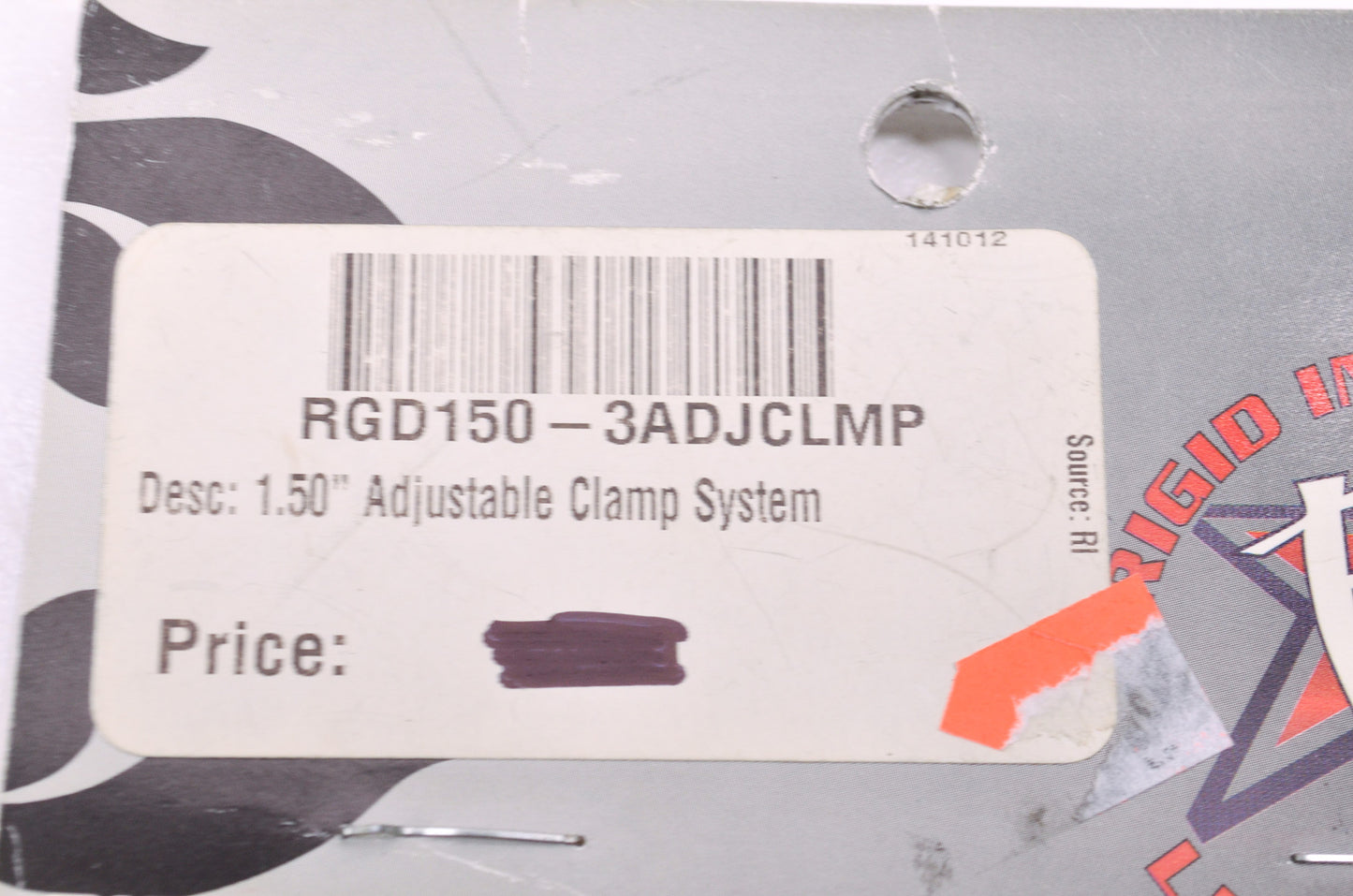 Rigid Industries RGD150-3ADJCLMP 1.50" Adjustable Clamp System NOS