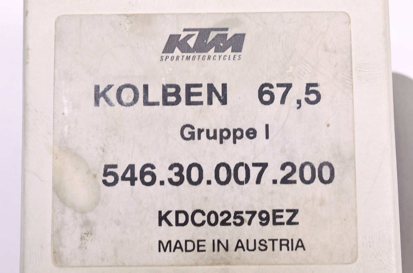 New OEM KTM Kolben Piston Kit NOS