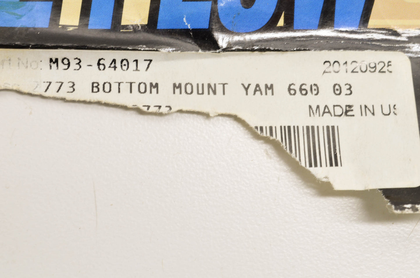 New Moose Plow Bottom Mount YAM 660 NOS