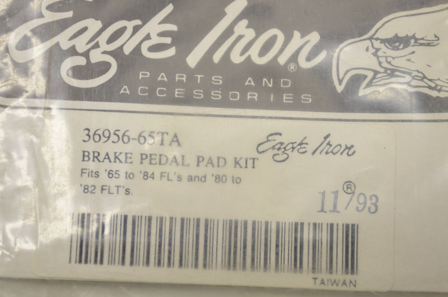 OEM Harley-Davidson 36956-65TA Brake Pedal Pad NOS