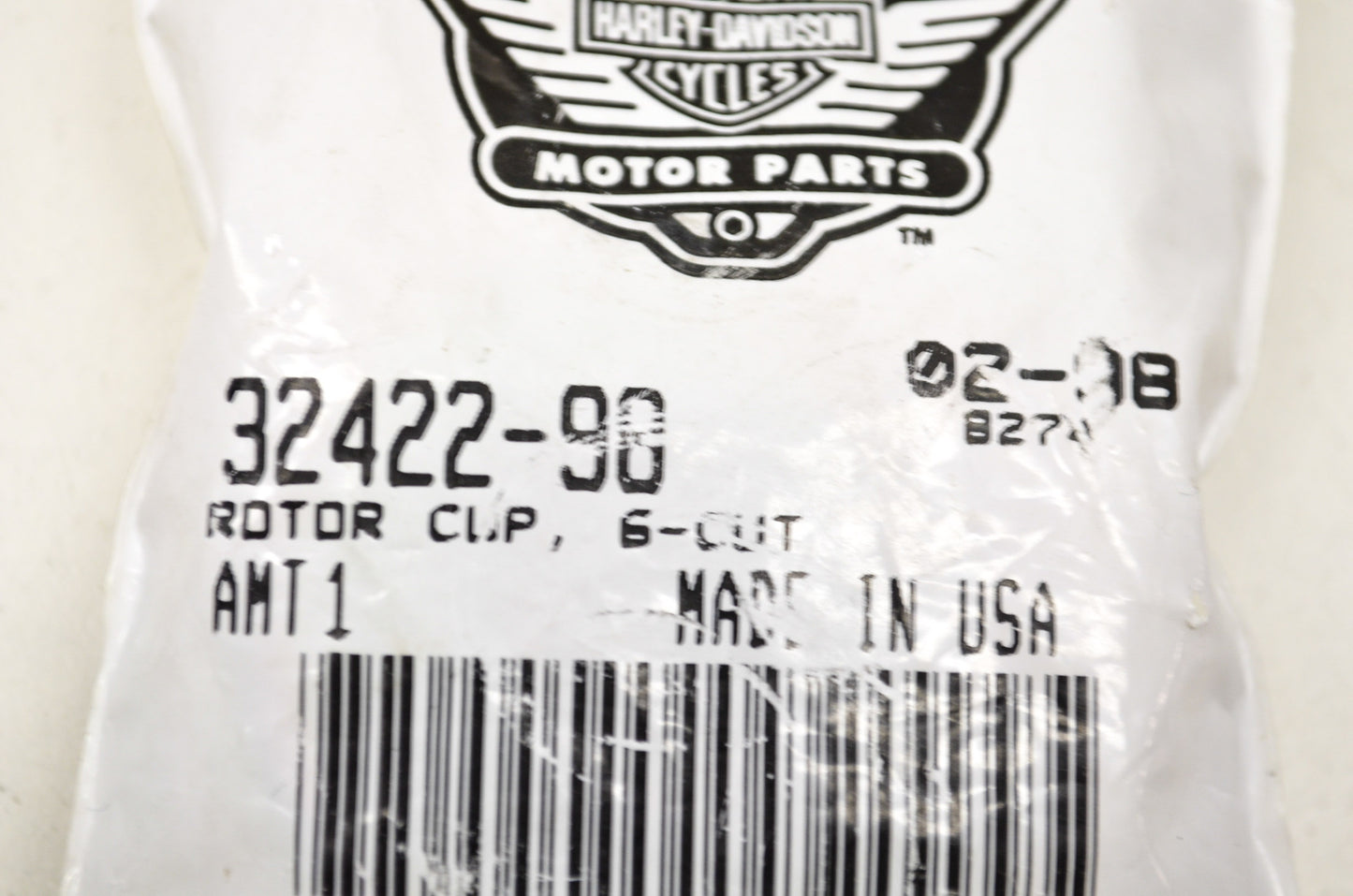 OEM Harley-Davidson 32422-98 Rotor Cup 6-Cut NOS