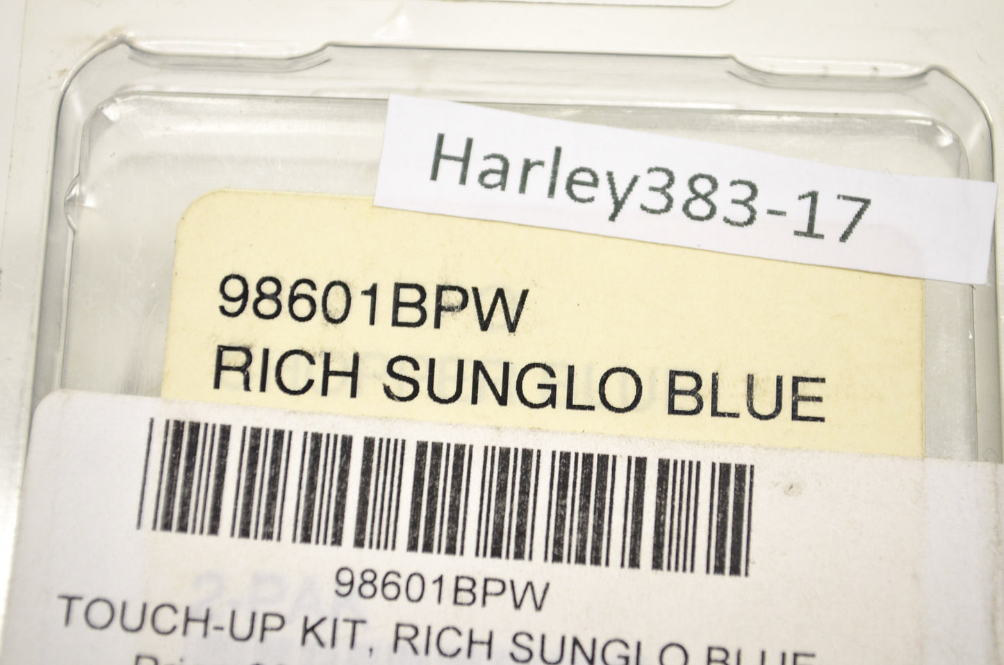 OEM Harley-Davidson 98601BPW Rich SunGlo Blue Touch Up Kit NOS