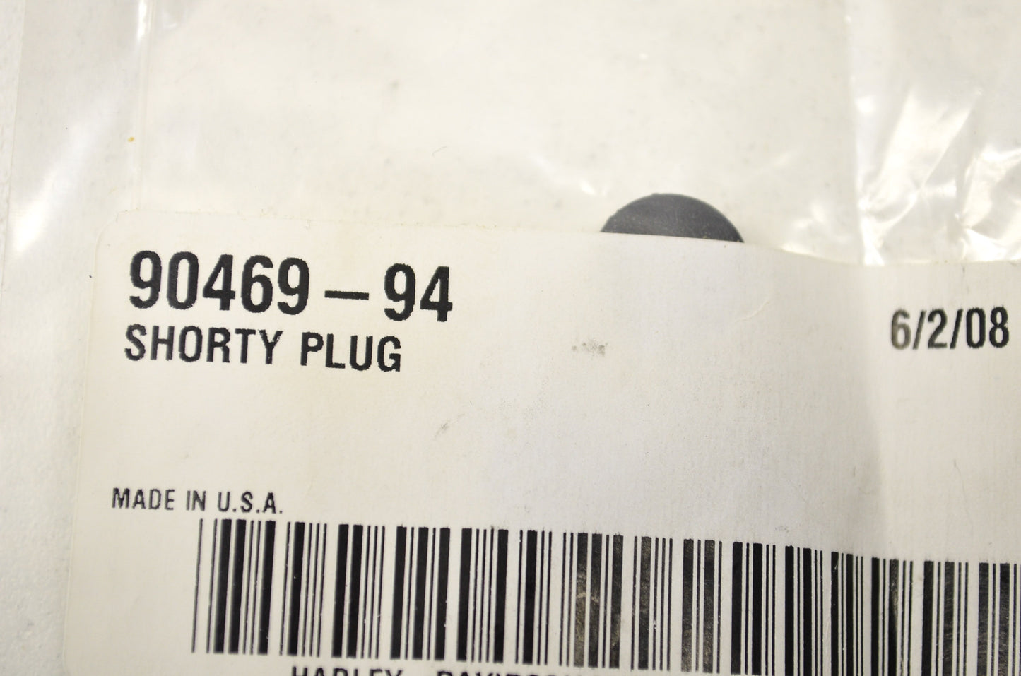 OEM Harley-Davidson 90469-94 Shorty Plug Qty 3 NOS