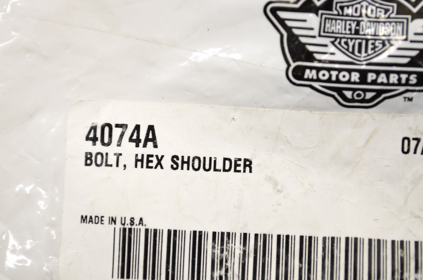 OEM Harley-Davidson 4074A Hex Shoulder Bolt Qty 2 NOS
