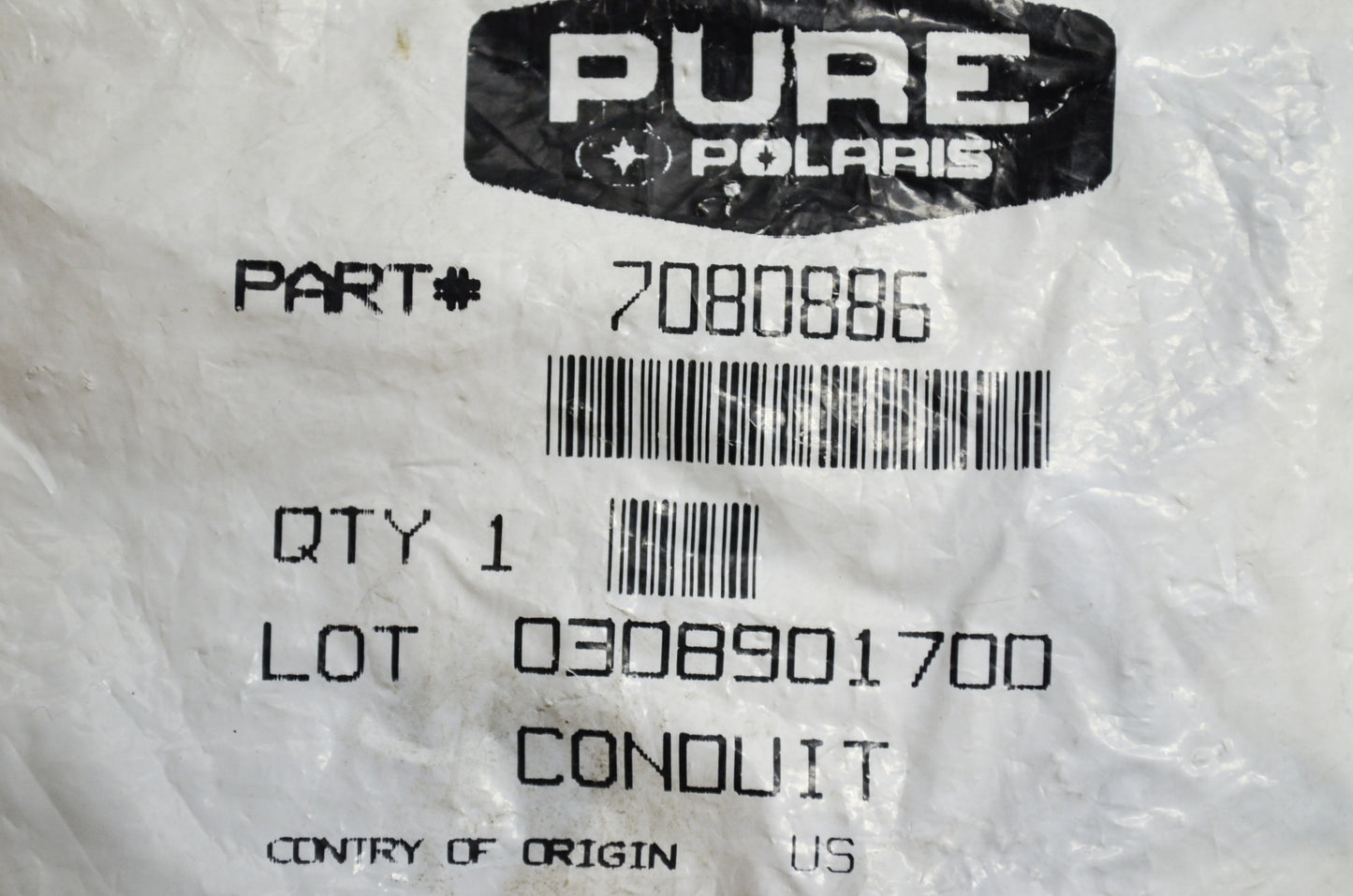 OEM Polaris 7080886 Gray Rosebud Clip Qty 3 NOS