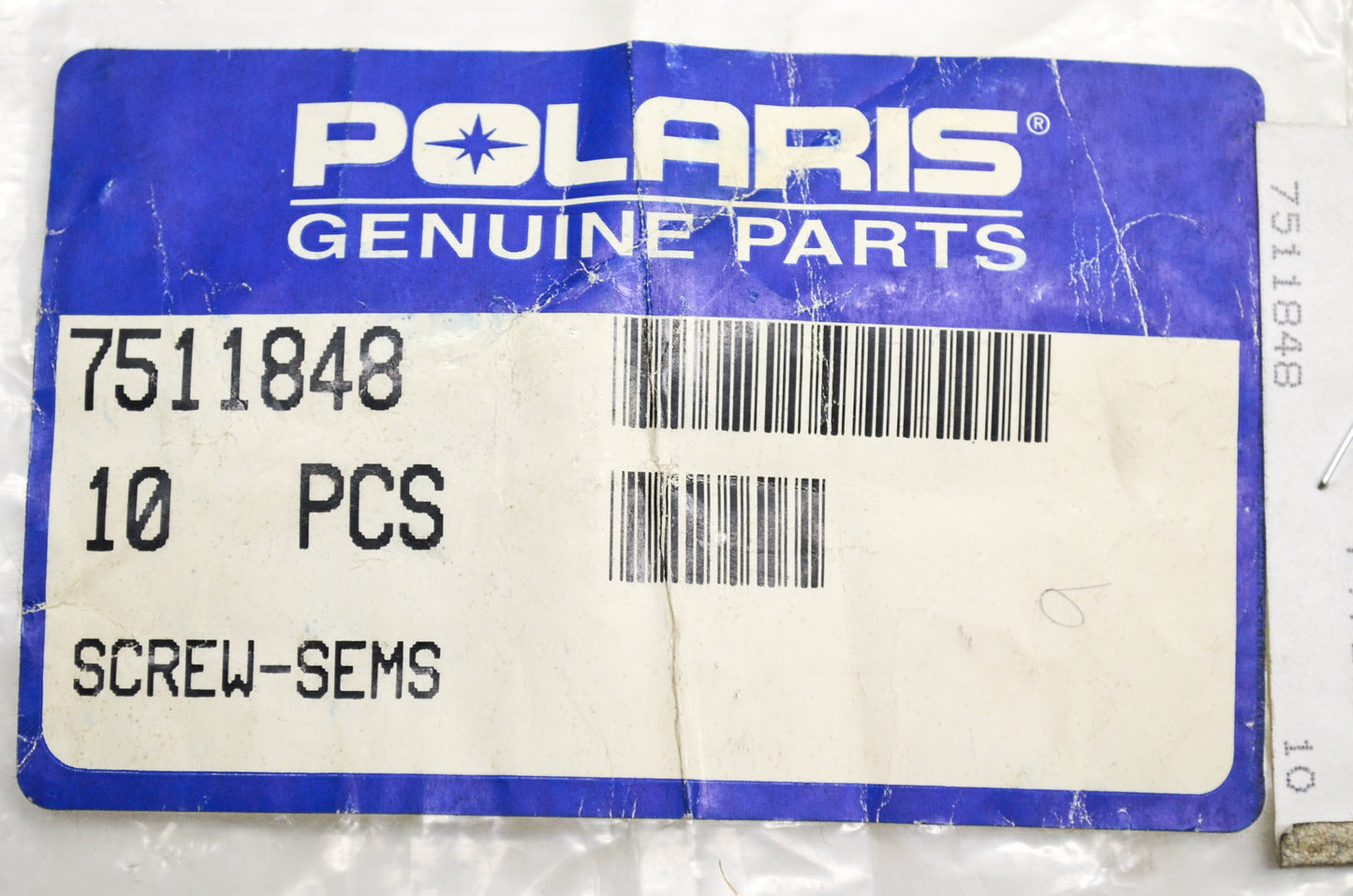 OEM Polaris 7511848 Screw Qty 9 NOS