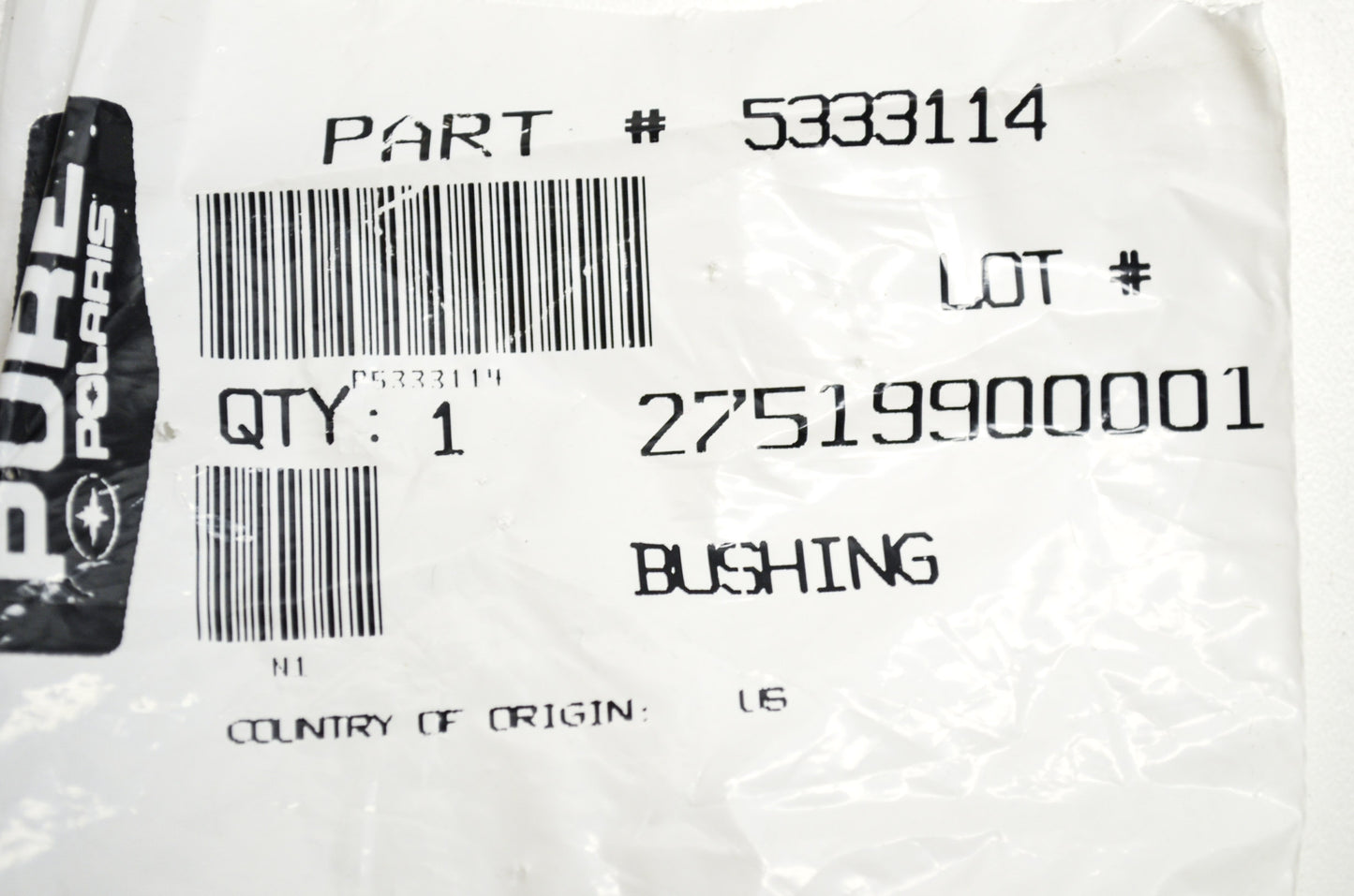 OEM Polaris 5333114 Fuel Tank Bushing Qty 3 NOS