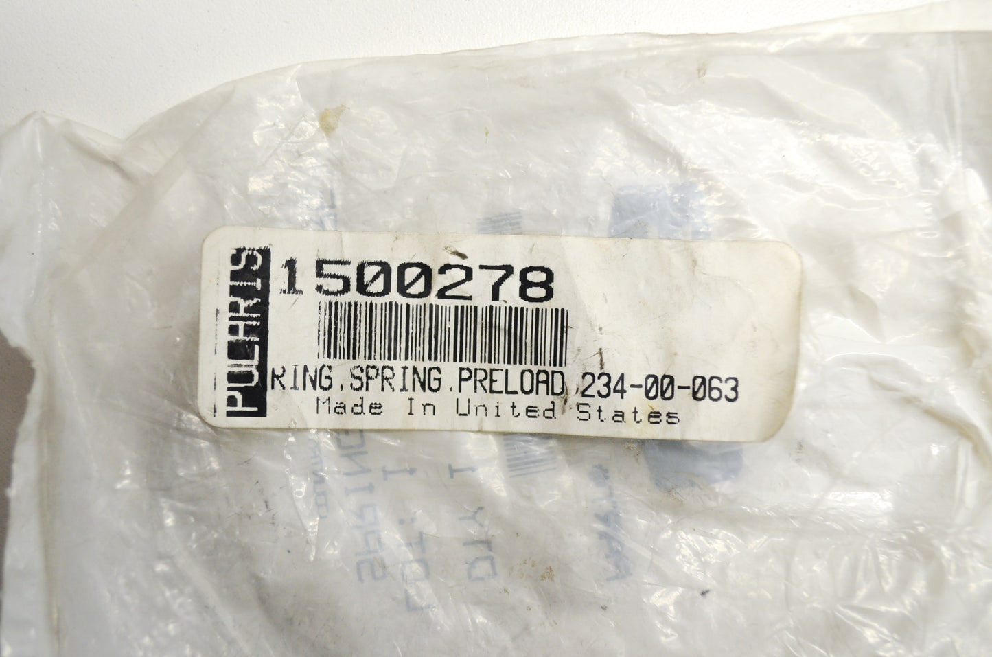 OEM Polaris 1500278 Preload Spring Ring NOS