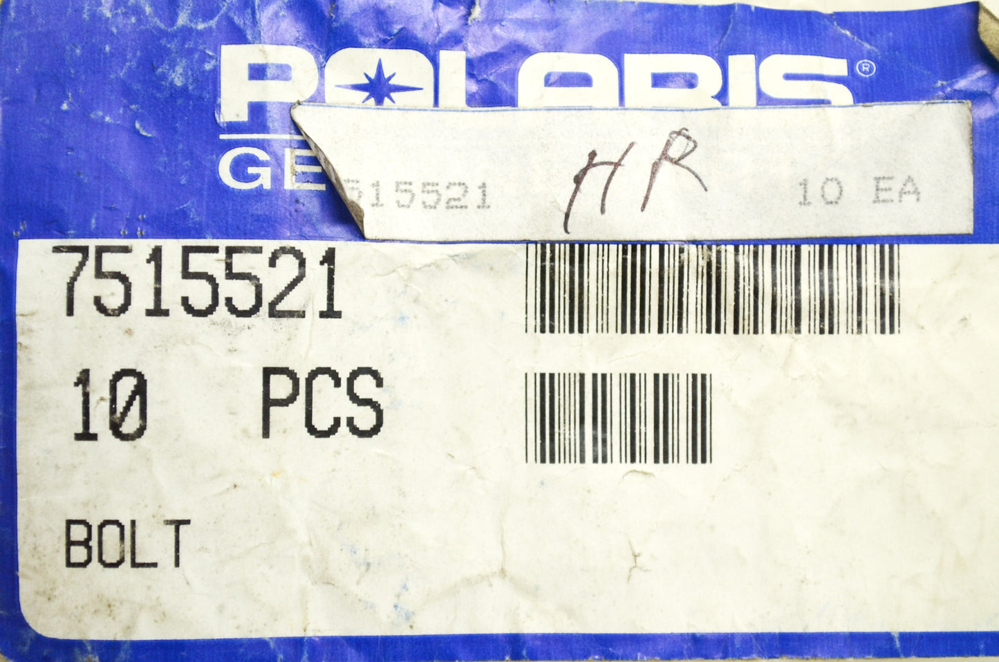OEM Polaris 7515521 Bolt Qty 4 NOS