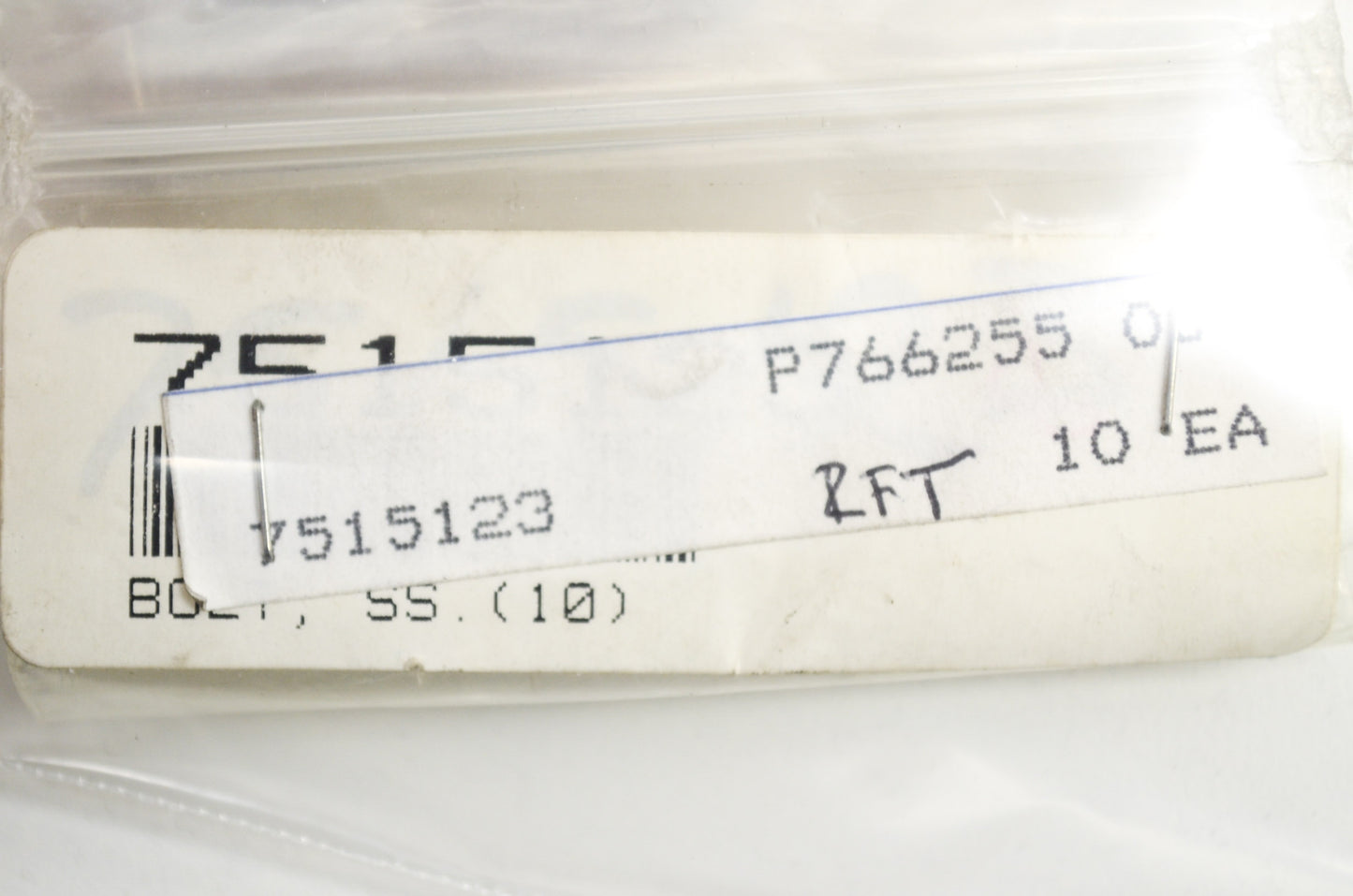 OEM Polaris 7515123 S.S. Bolt Qty 3 NOS