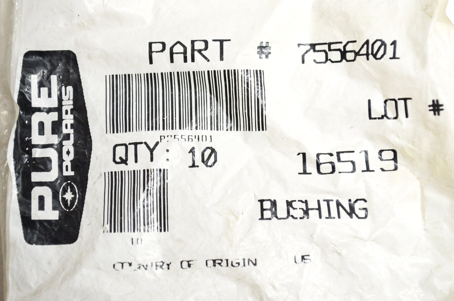 OEM Polaris 7556401 Bushing Qty 5 NOS