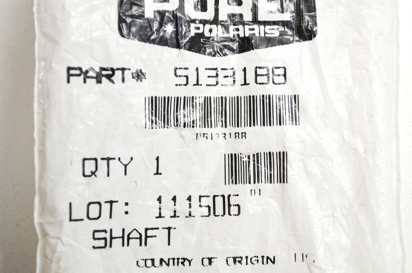 Shaft Indy NOS