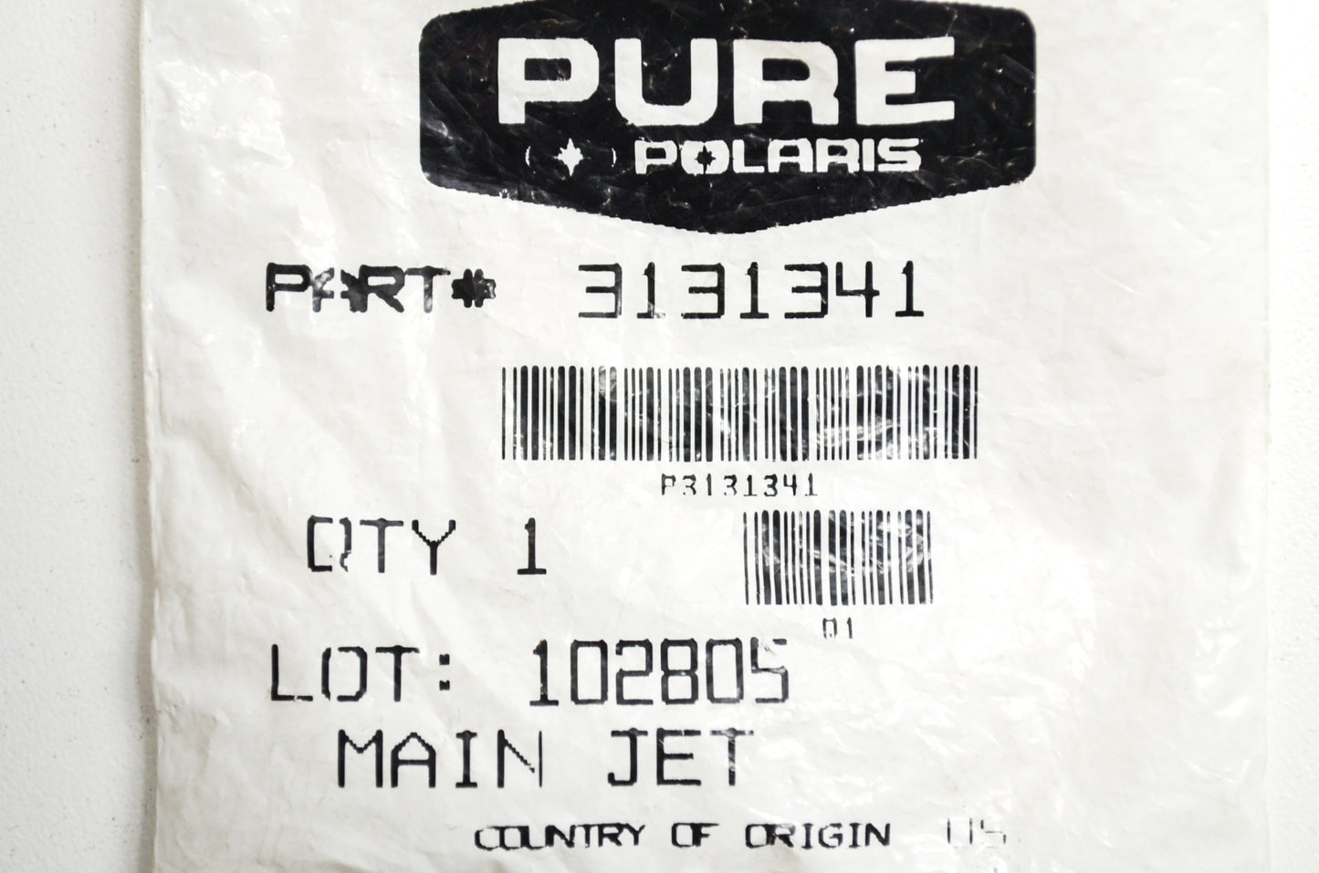 OEM Polaris 3131341 Main Jet 75 NOS