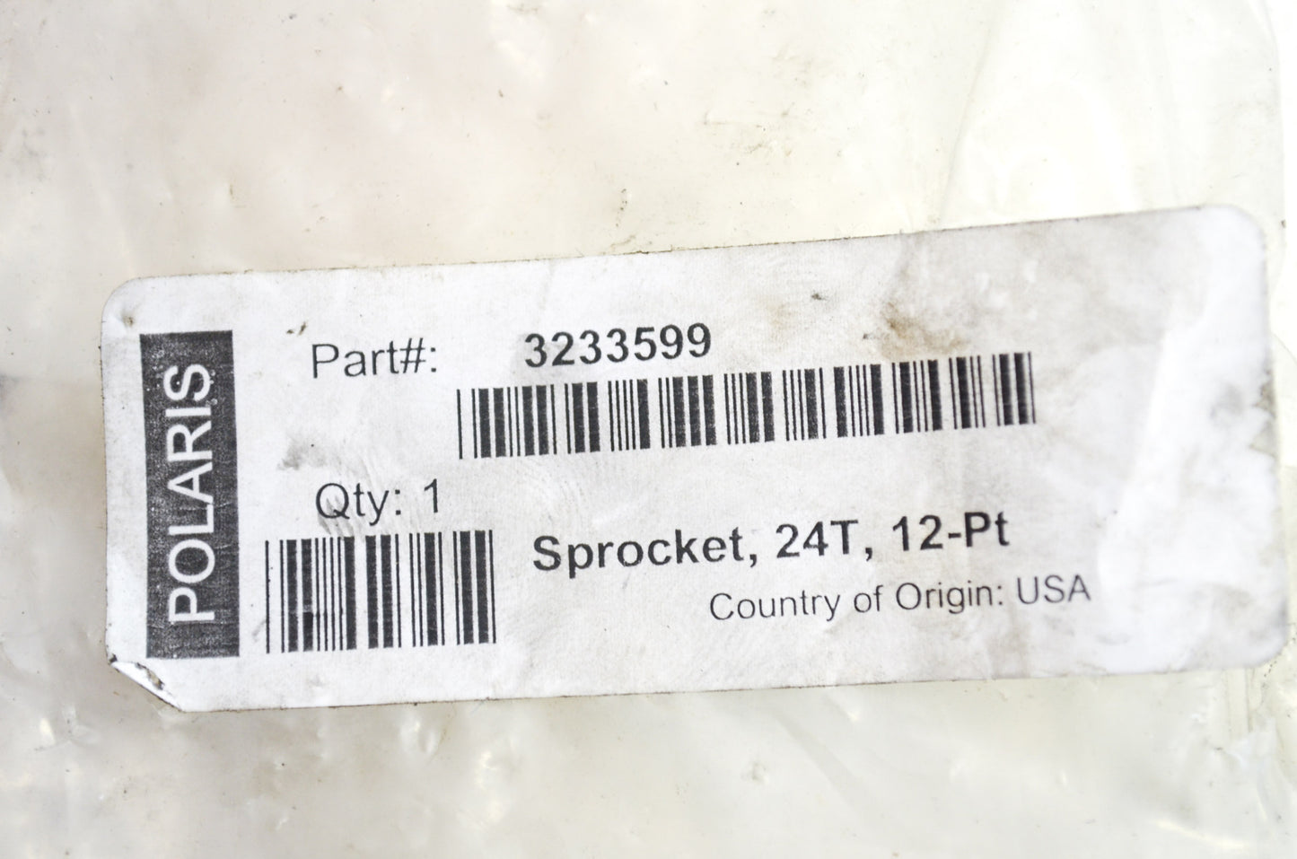 OEM Polaris 3233599 Sprocket 24T NOS