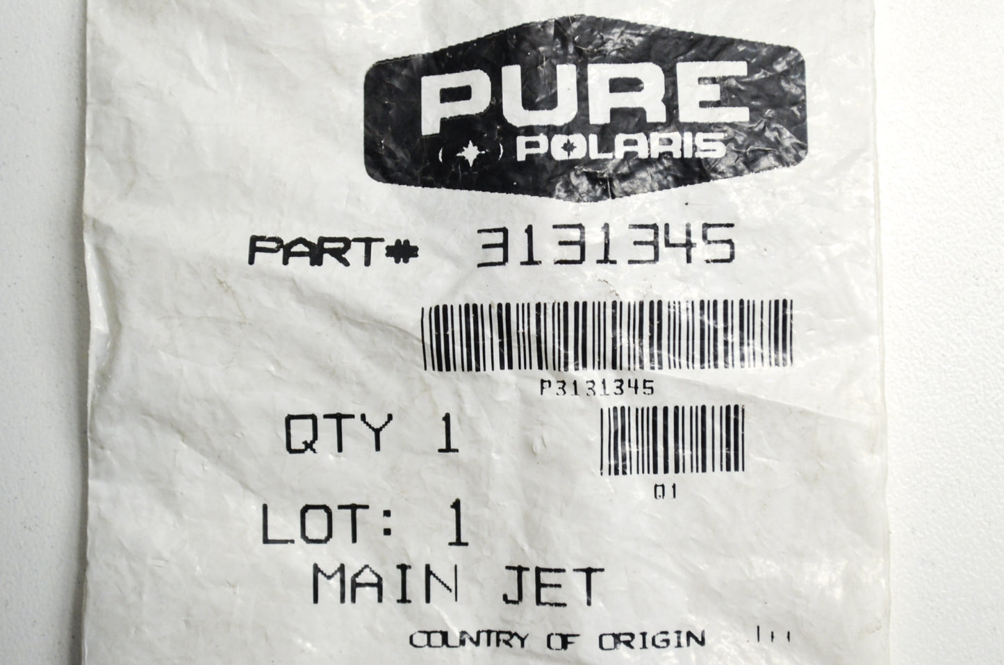 OEM Polaris 3131345 Main Jet 85 NOS