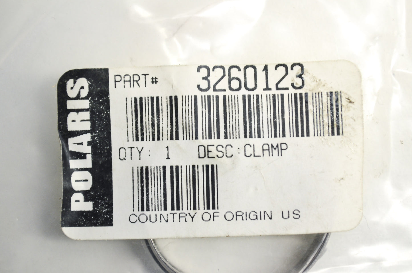 OEM Polaris 3260123 Band Clamp NOS