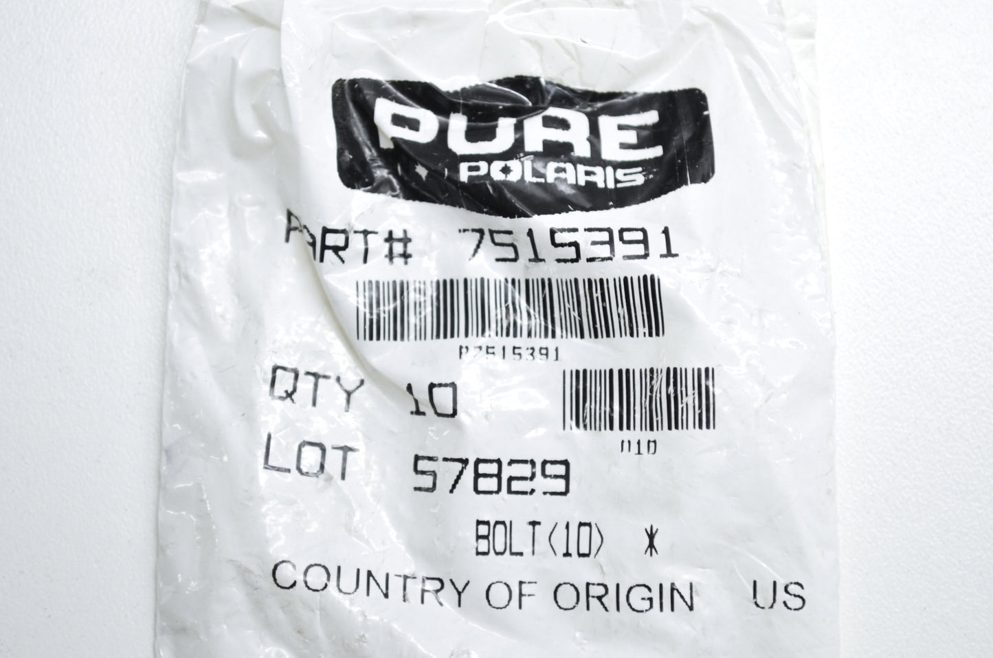OEM Polaris 7515391 Bolt Qty 8 NOS