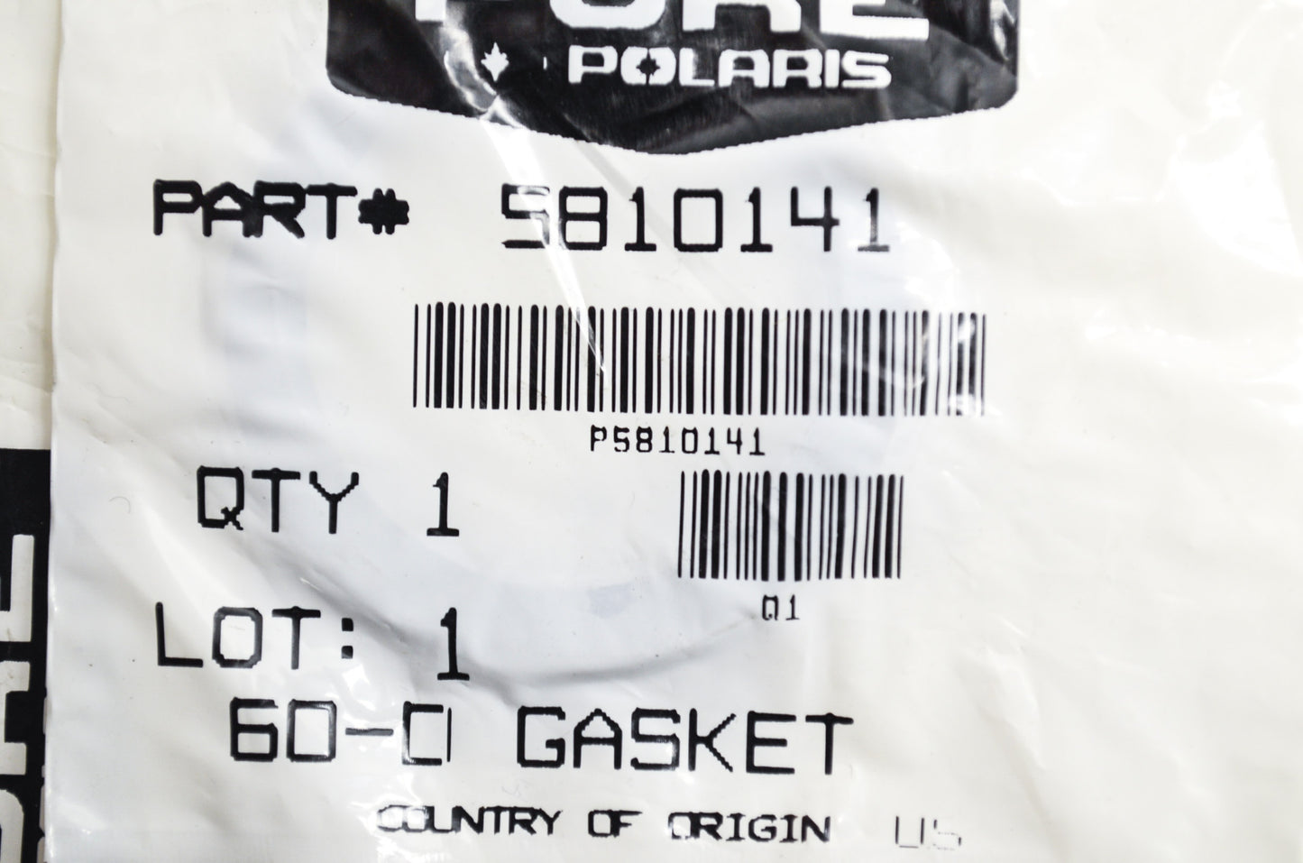 OEM Polaris 5810141 Oil Pump Gasket Qty 2 NOS