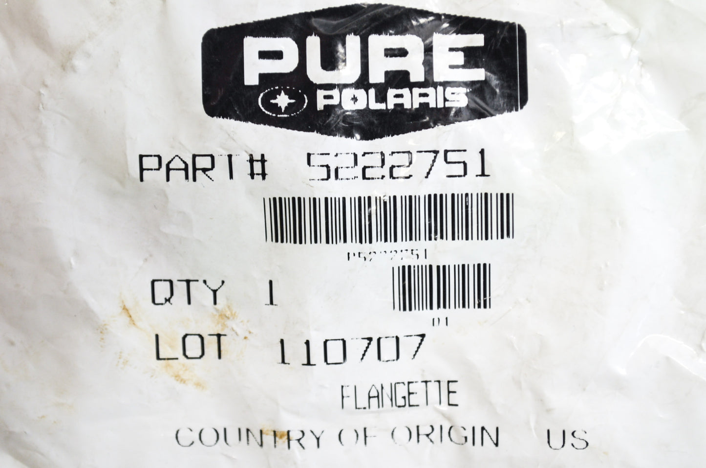 OEM Polaris 5222751 Flangette NOS
