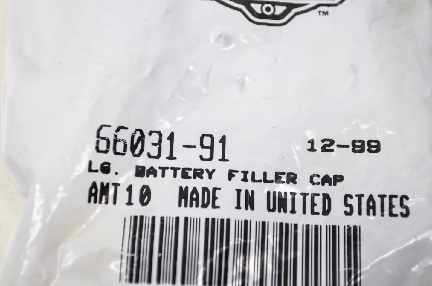 OEM Harley-Davidson 66031-91 Large Battery Filler Cap Qty 10 NOS