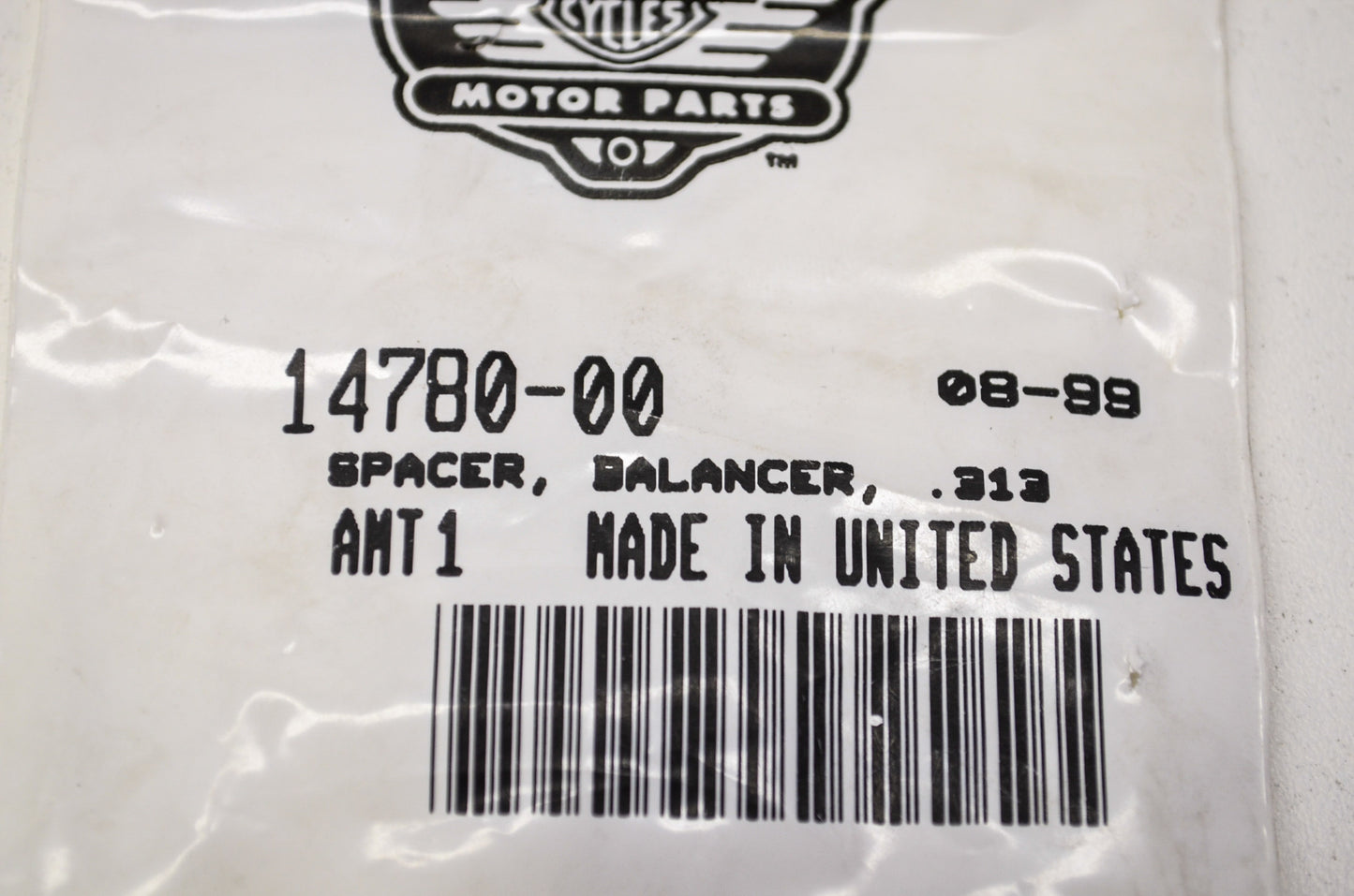 OEM Harley-Davidson 14780-00 Spacer .130 Qty 2 NOS