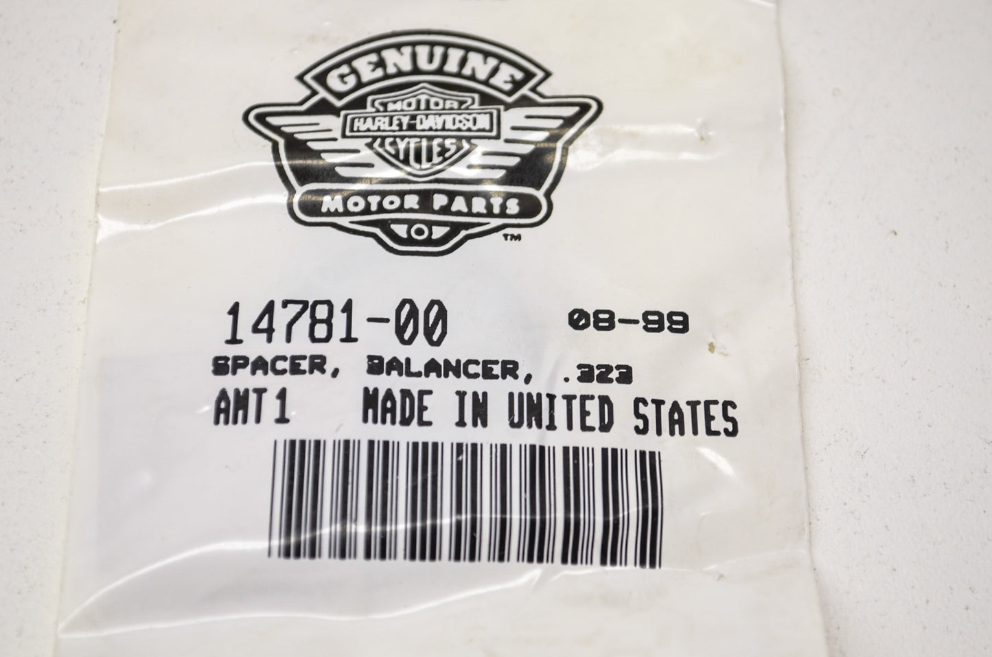 OEM Harley-Davidson 14781-00 Spacer .140 Qty 2 NOS