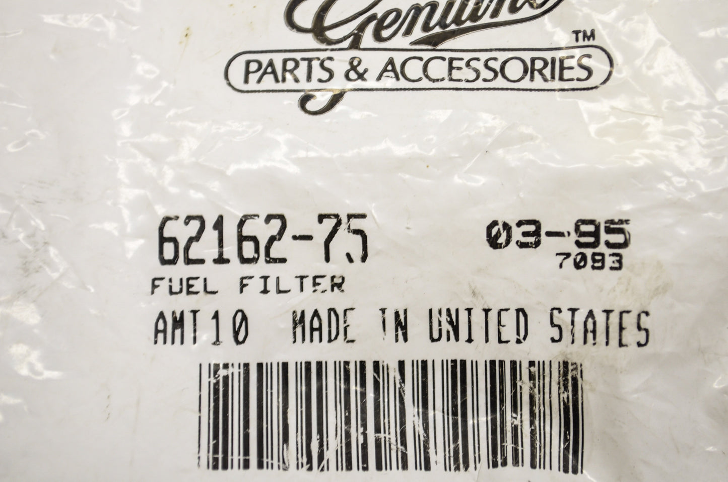 Fuel Valve Filter NOS