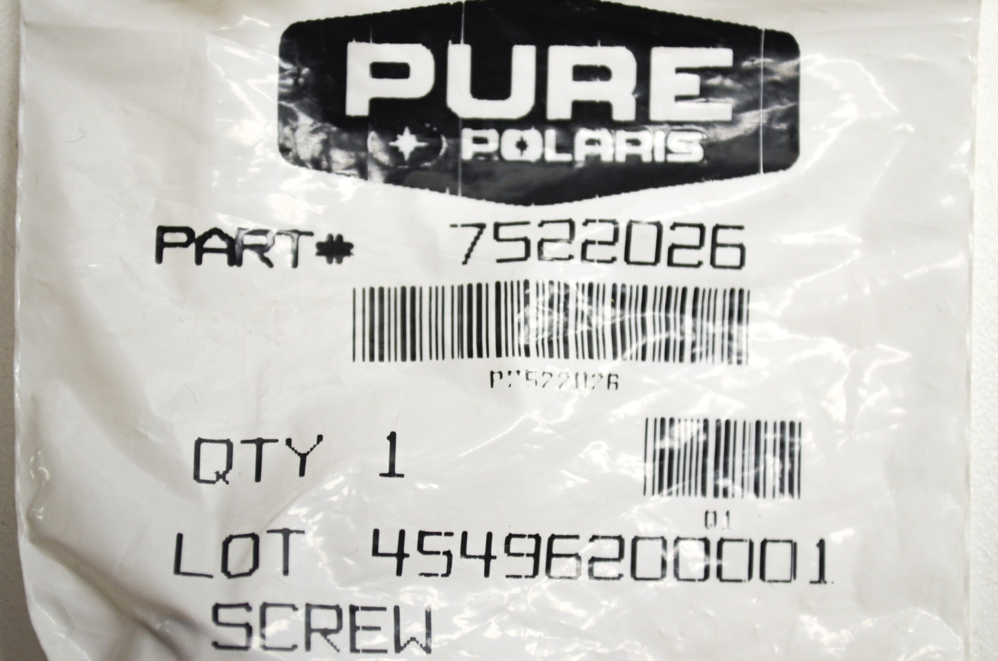 OEM Polaris 7522026 Screw Qty 6 NOS