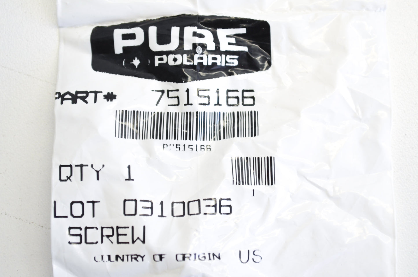 OEM Polaris 7515166 Screw Qty 4 NOS