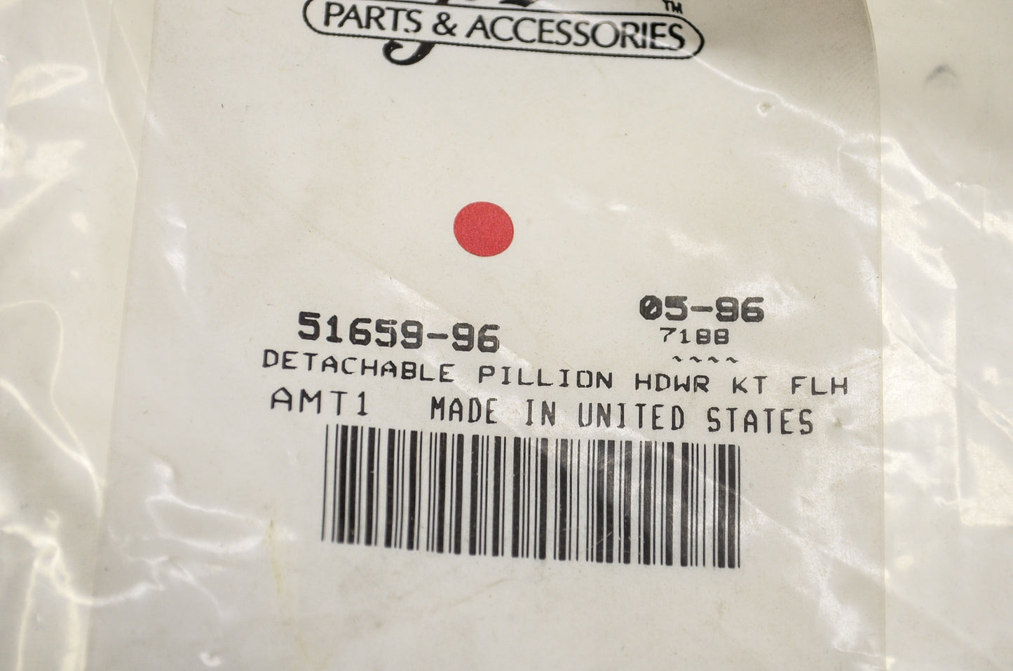Detachable Pillion Hardware Kit FLH NOS
