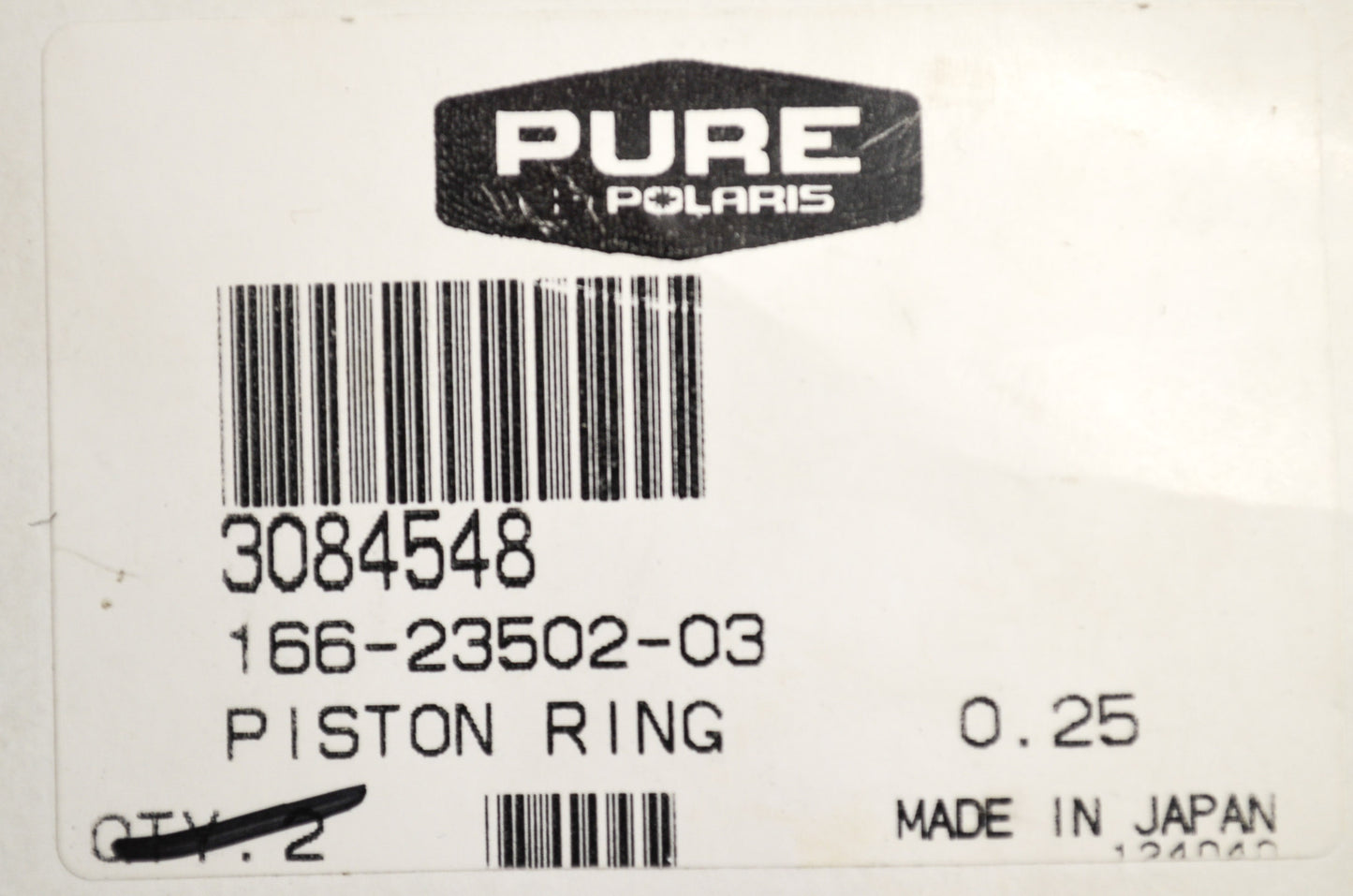 OEM Polaris 3084548 Piston Ring .010 O/S NOS