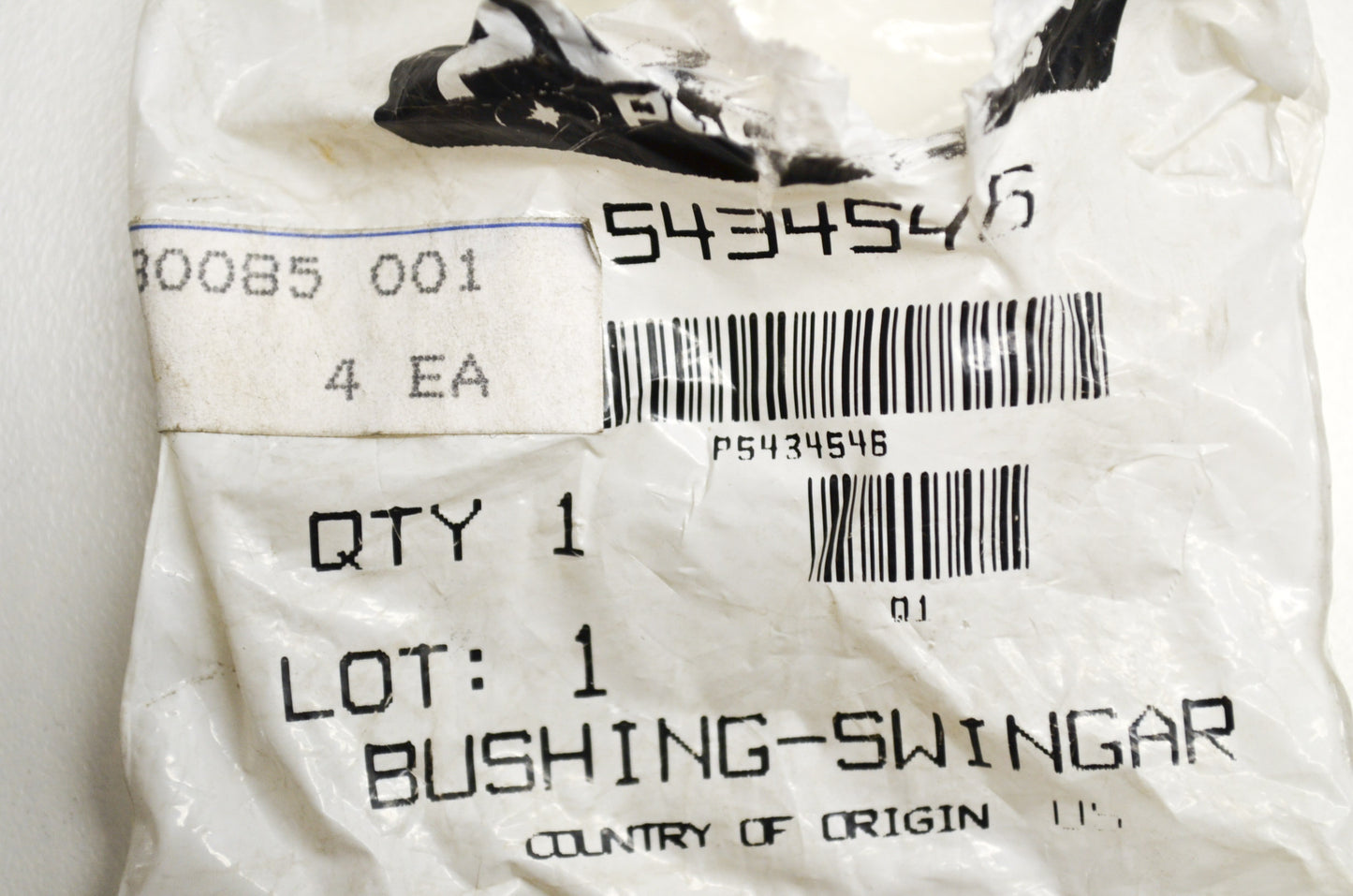 OEM Polaris 5434546 Black Hybrid Right Bushing NOS
