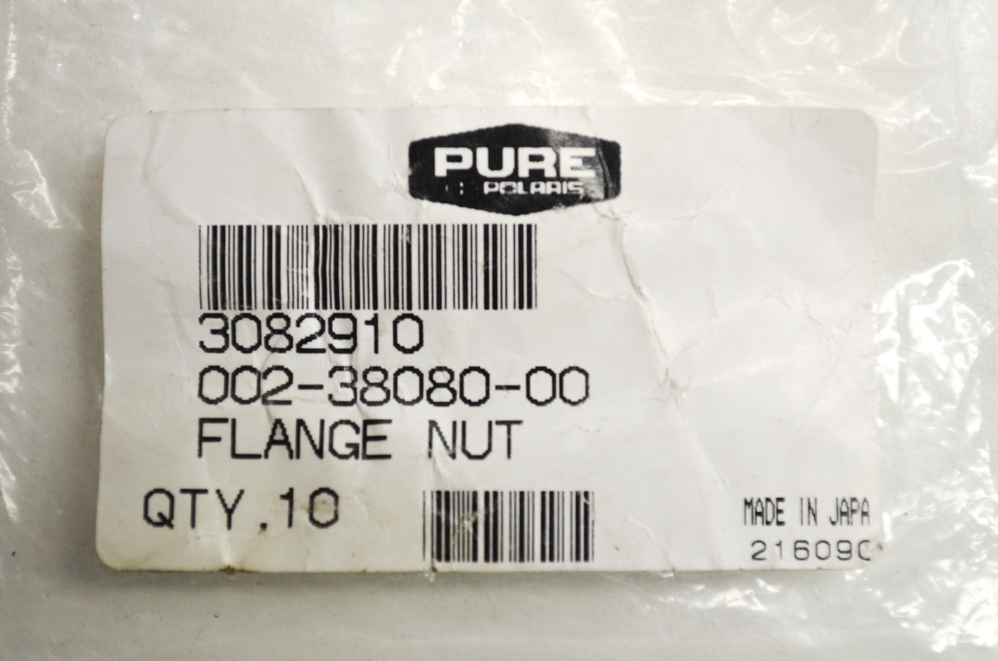 OEM Polaris 3082910 Flange Nut Qty 3 NOS