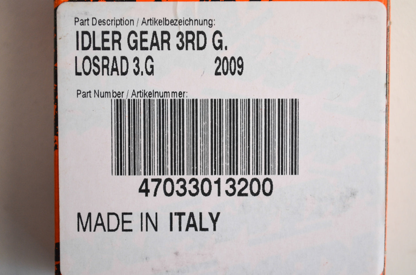 OEM KTM 47033013200 Idler Gear 3rd NOS