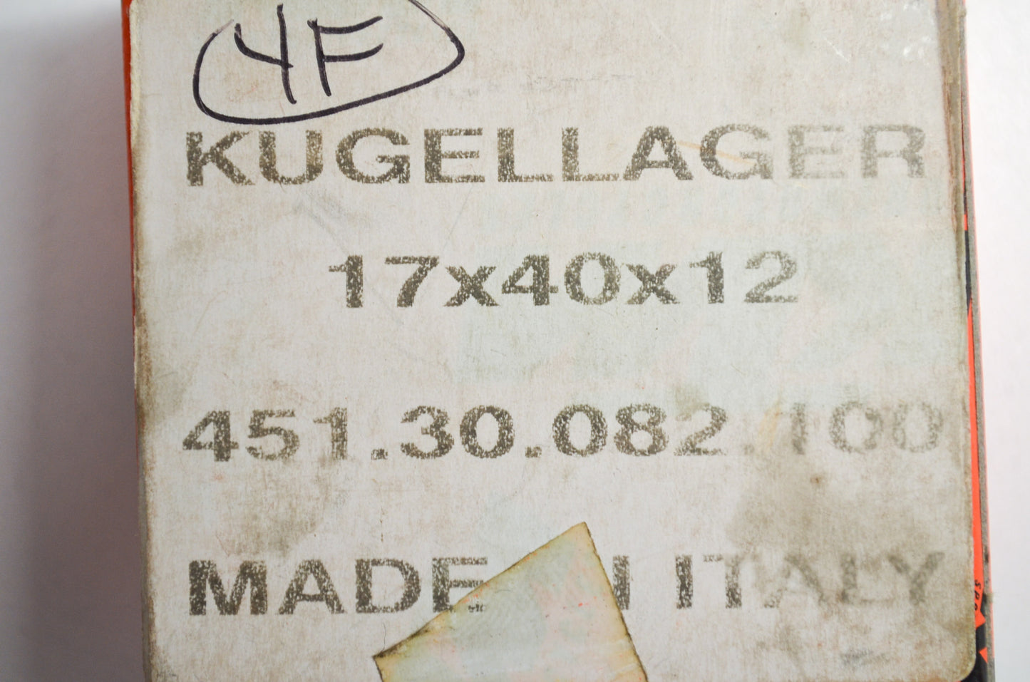 OEM KTM 45130082100 Ball Bearing 17X40X12 NOS