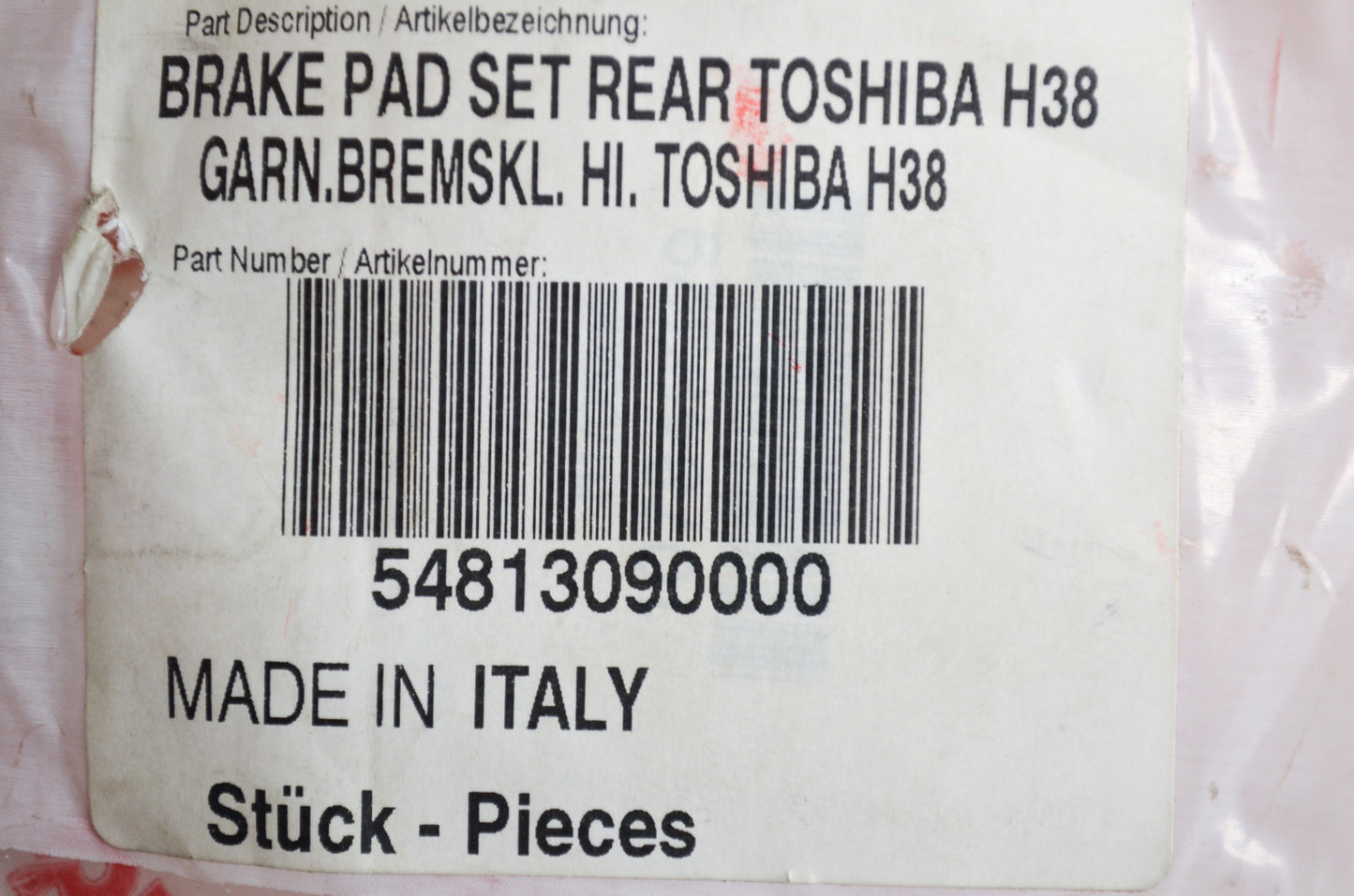 OEM KTM 54813090000 Rear Brake Pad Set NOS