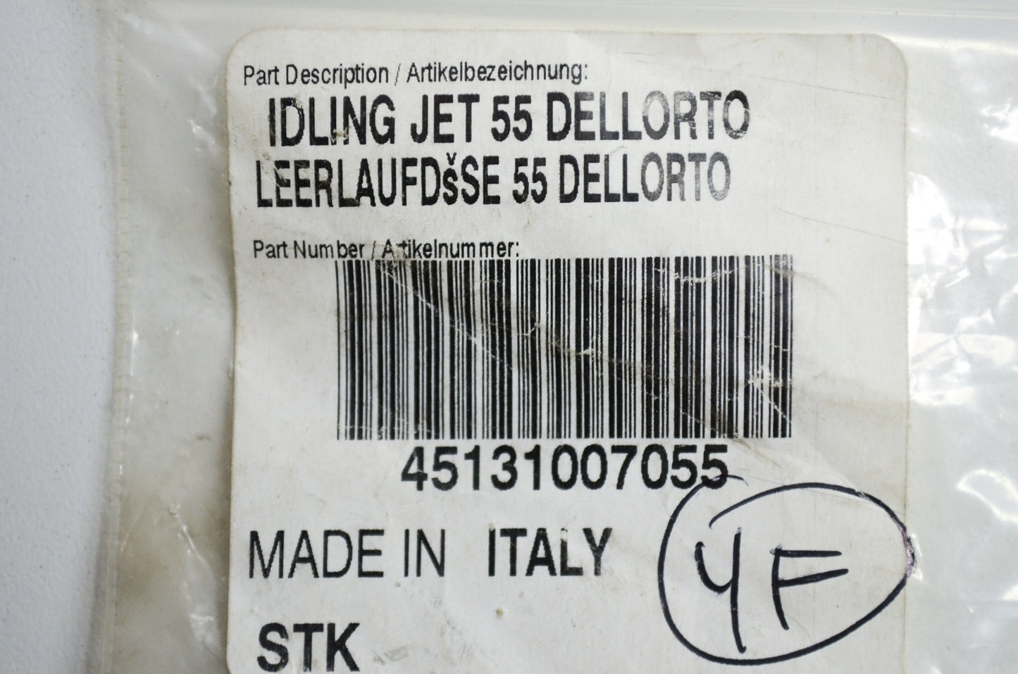 OEM KTM 45131007055 Idling Jet 55 DELLORTO NOS