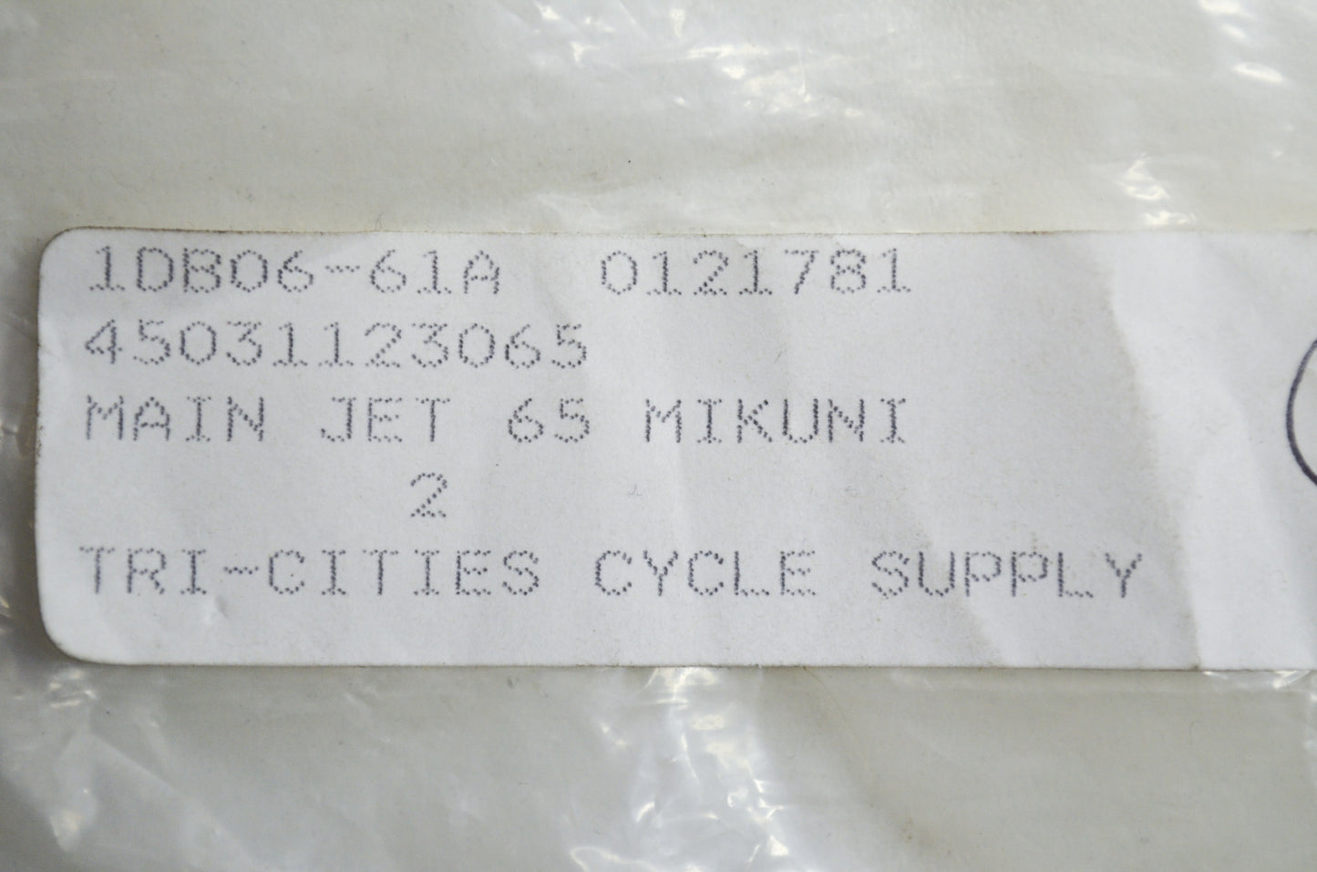 OEM KTM 45031123065 Mikuni Main Jet 65 NOS