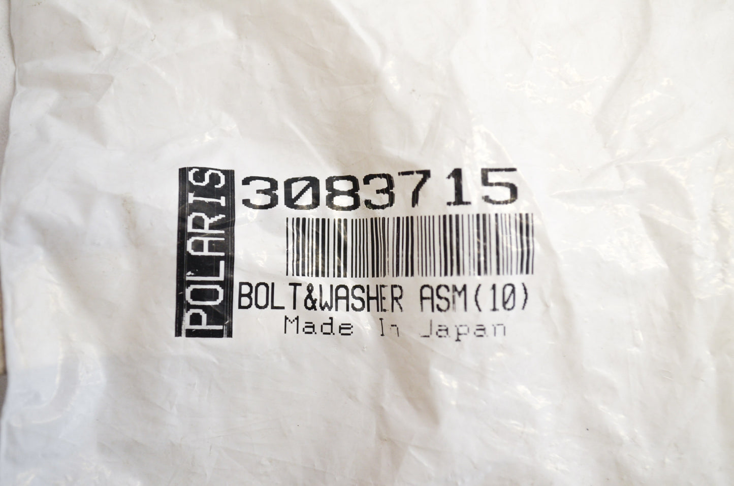 OEM Polaris 3083715 Bolt & Washer Assembly Qty 9 NOS