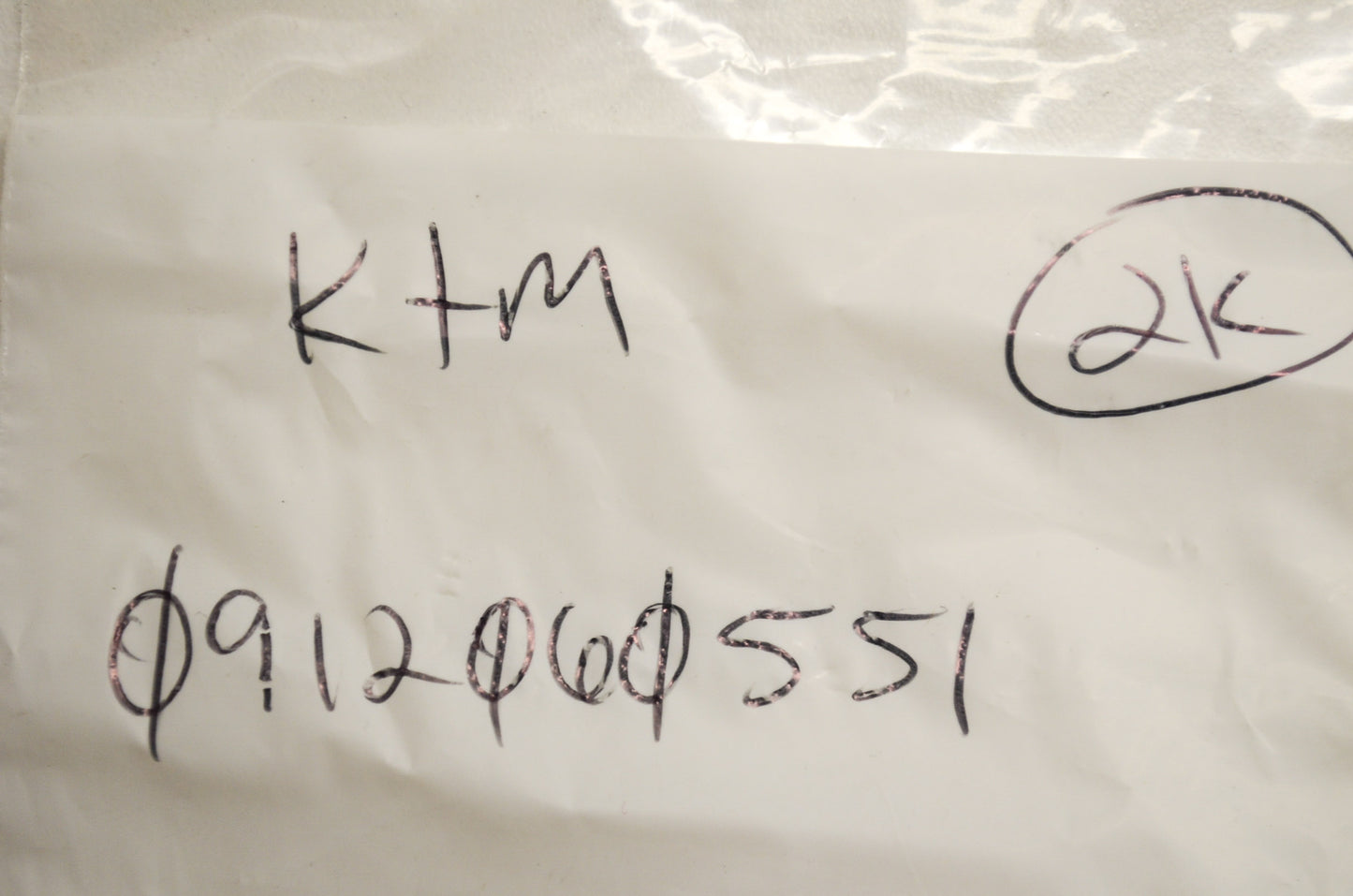 OEM KTM 912060551 Allen Head Screw DIN0912 M6X55 Qty 2 NOS