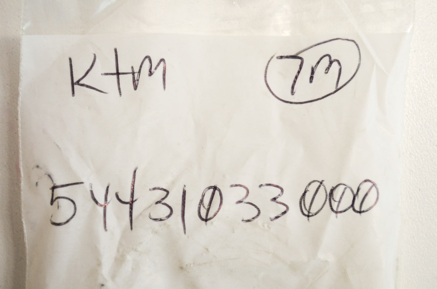 OEM KTM 54431033000 Timing Control Cap NOS