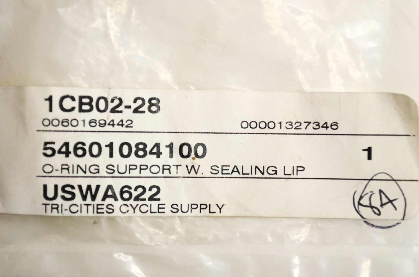 O-Ring Support & Sealing Ring EGS EXC MXC SX LC2 LC4 Duke NOS