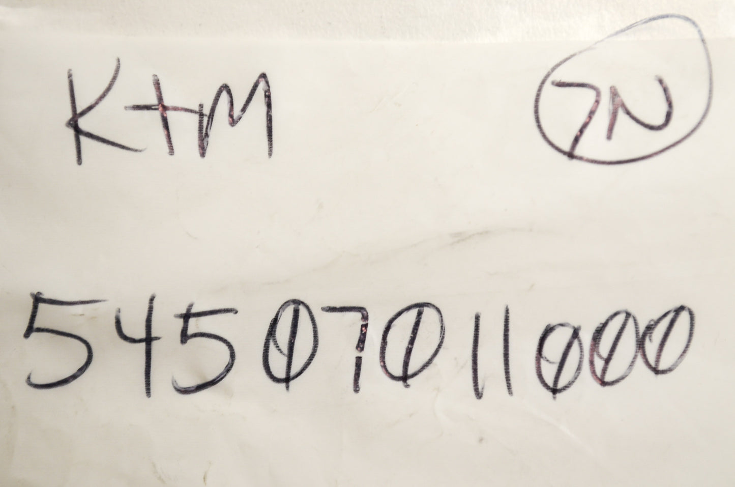 OEM KTM 54507011000 Oval Head Screw M6x17 NOS