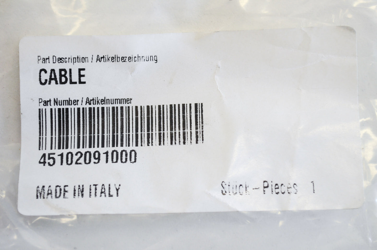Throttle Cable NOS